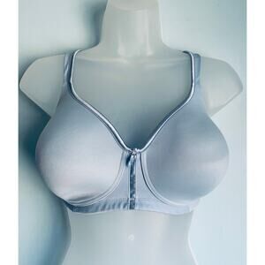 Vanity Fair Blue Full Coverage Wireless Bra 40C NWOT